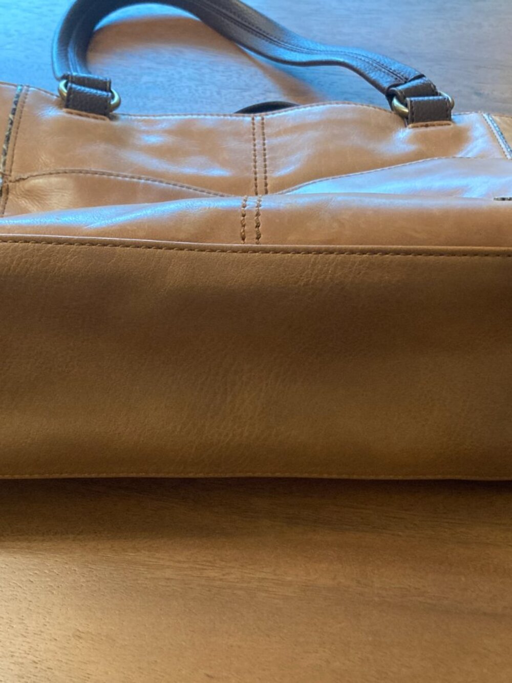The Sak / Ashby Leather Satchel Bag / Brown / - Picture 4 of 15